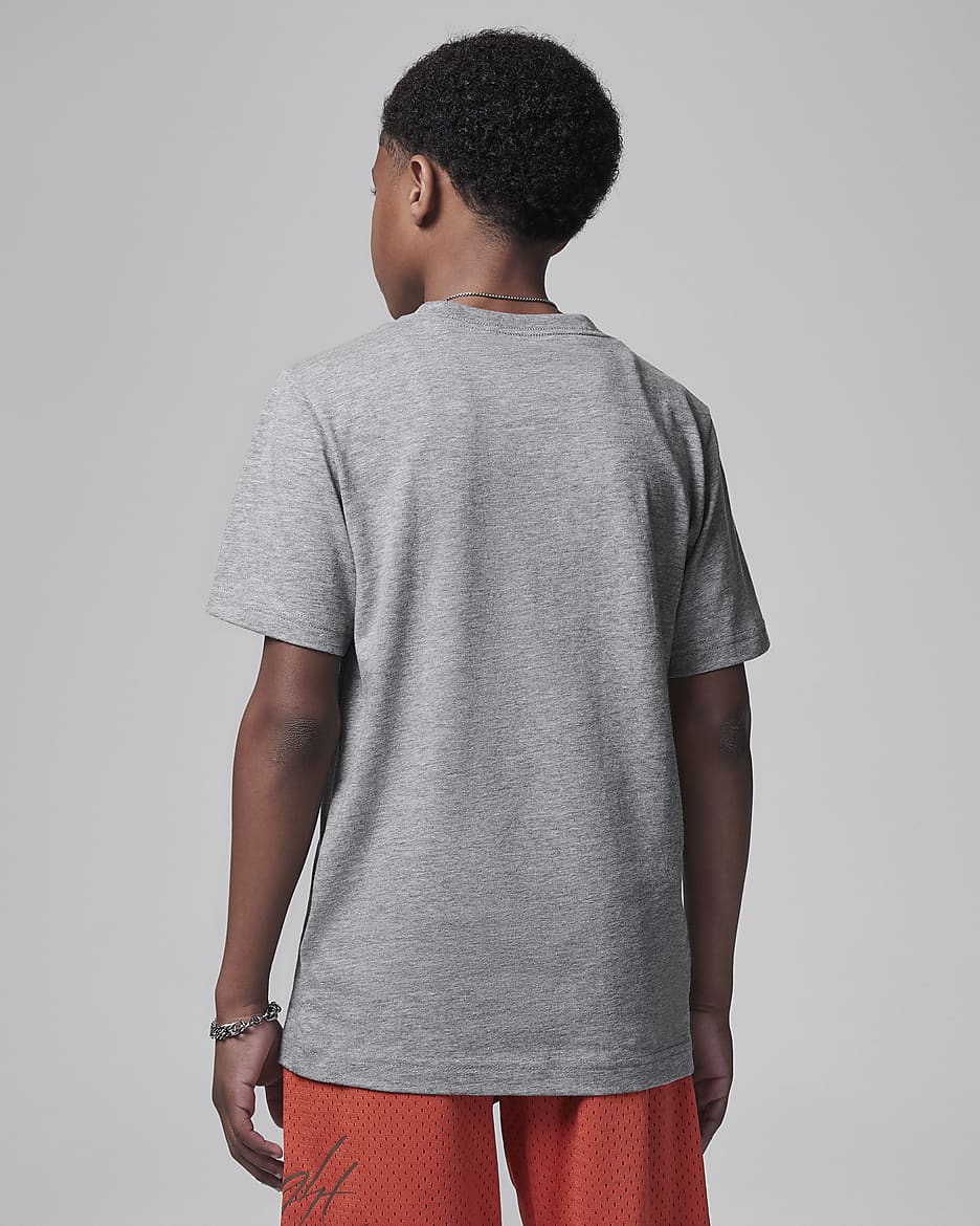 Jordan Big Kids Jumpman Air Embroidered T Shirt. Nike